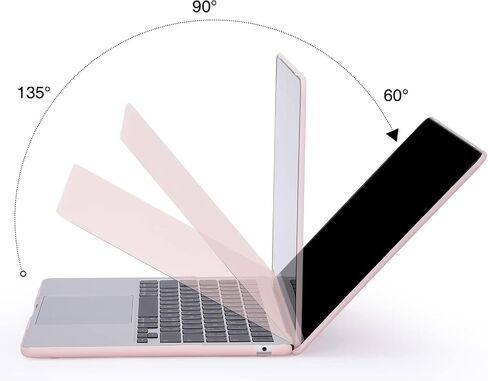 EooCoo Compatible with MacBook Air 15 inch Case 2024 2023 Release M3 A3114 M2 A2941, [High Clear Restores Midnight Plastic Hard Shell Case] [with Keyboard Cover & Screen Protector ] - Crystal Midnight in Kuwait