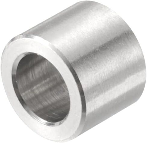 uxcell 12pcs Stainless Steel Spacer 6.2mm Bore x 10mm OD x 8mm Length Screw Bushing Plain Finish Round Metal Spacer for M6 Screws Bolts and Rods in Saudi Arabia