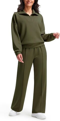 Libin Women's 2 Piece Outfits Sweatsuit Comfy Sweatshirt Sweatpants Track Suits Fall Lounge Sets for Women in Saudi Arabia