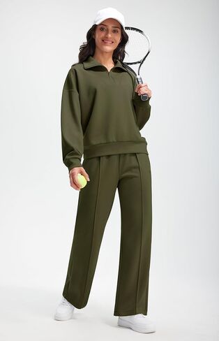 Libin Women's 2 Piece Outfits Sweatsuit Comfy Sweatshirt Sweatpants Track Suits Fall Lounge Sets for Women in Saudi Arabia