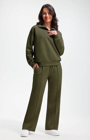 Libin Women's 2 Piece Outfits Sweatsuit Comfy Sweatshirt Sweatpants Track Suits Fall Lounge Sets for Women in Saudi Arabia