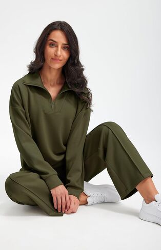 Libin Women's 2 Piece Outfits Sweatsuit Comfy Sweatshirt Sweatpants Track Suits Fall Lounge Sets for Women in Saudi Arabia