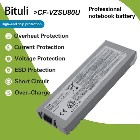 CF-VZSU48 استبدال بطارية الكمبيوتر المحمول لباناسونيك Toughbook CF-19 CF19 MK1 MK2 MK3 MK4 MK5 MK6 MK7 MK8 سلسلة CF-VZSU48U CF-VZSU28 CF-VZSU48R CF-VZSU50 CF-VZSU58U 10.65V 58Wh in Saudi Arabia