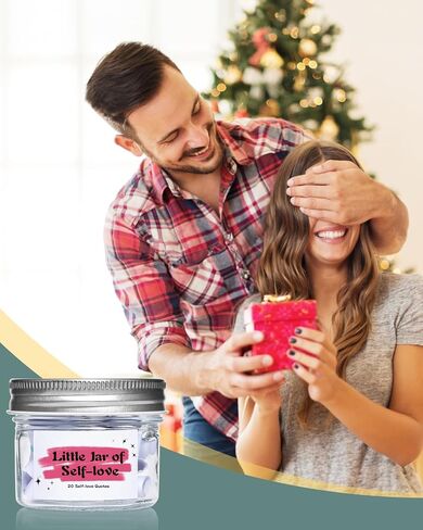 20 Self Love Quotes - Mini Jar of Self Love - Uplifting Affirmations,To Build Self-Esteem, Confidence, and Inner Wellness Positive Jar Decorative Jar (Pink-SelfLove) in Kuwait