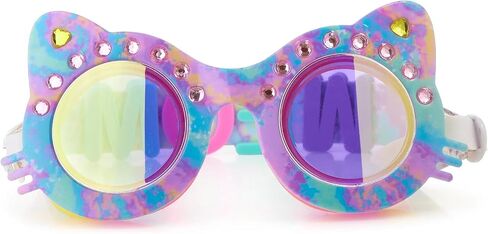 Bling2o Kids Swimming Goggles 100% Silicone Anti Fog UV Protection - Pat the Cat - Cat Stevens 6-15 years in Saudi Arabia