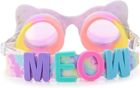 Bling2o Kids Swimming Goggles 100% Silicone Anti Fog UV Protection - Pat the Cat - Cat Stevens 6-15 years in Saudi Arabia