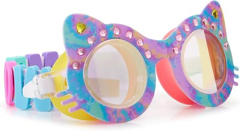 Bling2o Kids Swimming Goggles 100% Silicone Anti Fog UV Protection - Pat the Cat - Cat Stevens 6-15 years in Saudi Arabia