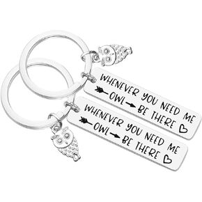 Best Friend Keychain Friendship Gifts Whenever You Need Me Be There for Friend Graduation Gifts Christmas Birthday Gifts for Best Friend