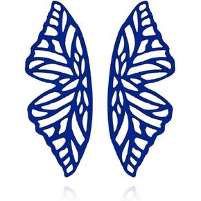 RCHENGYANUIMA Colorful Hollow Big Butterfly Drop Dangle Earrings Large Butterfly Wings Statement Studs Earrings for Women Girls in Kuwait