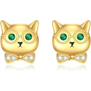 Sterling Silver Earrings Studs Cute Animal Jewelry Gifts for Women Girls