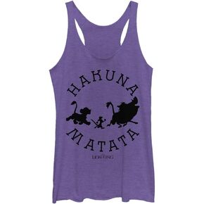 Disney Lion King Hakuna Round Women's Racerback Tank Top