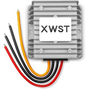 DC Voltage Regulator Boost Converter DC 12V 24V Step Up to 36V 1A 36W Power Converter Waterproof Module Transformer for Golf Cart Club Car (12V24V to 36V 1A)