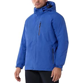 33,000ft Men's 3 in 1 Ski Jakcets with Fleece Jackets Winter Windbreaker Snow Coat Parka for Hiking Sonwboard