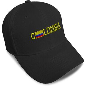 Custom Baseball Cap Colombia Colombian Embroidery Dad Hats for Men & Women