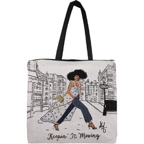 African American Expressions - Woven Tote Bag