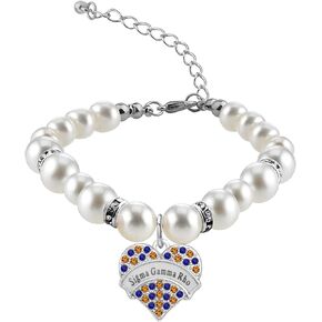 SigmaRho Sorority Bead Bracelet SigmaRho Inspired Gift Greek Sorority Jewelry for Women Girl