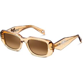 CARFIA Retro Acetate Rectangle Polarized Sunglasses for Women UV Protection, Trendy Vintage Y2K Shade Designer Sunnies