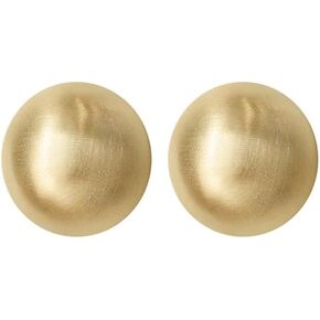 Matte Half-ball Clip On Non Piercing Earrings Minimalist Dome Hypoallergenic Fake Earring Clips Cute Jewelry Gifts for Women Girls Birthday