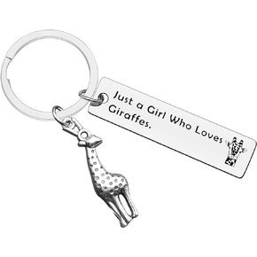 Xiahuyu Giraffe Gifts Giraffe Keychain Giraffe Lover Gifts Giraffe Themed Gifts Animal Lover Gift Christmas Birthday Gifts