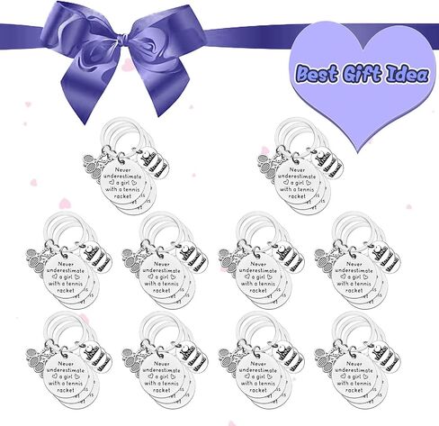 Vadaka Tennis Girl Gifts Inspirational Keychain for Tennis Players Tennis Lover Keychain Tennis Teams Gift for Girl Teens in Saudi Arabia