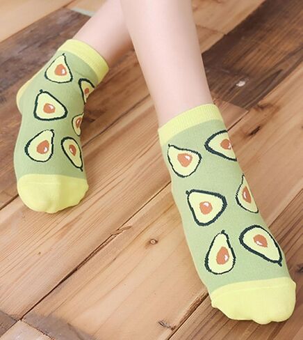 Fruit Embroidered Ankle Socks Cute No Show Socks for Women, Ladies, Girls in Saudi Arabia
