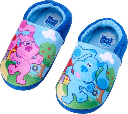 Nickelodeon Boys’ Paw Patrol or Blue’s Clues Slippers – Plush Fuzzy Slippers (Toddler/Boy) in Saudi Arabia