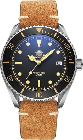 ADDIESDIVE Pilot Dive Watch 2-in-1 Matte Black Dial Luminous NH35A Movement Synthetic Sapphire in Kuwait