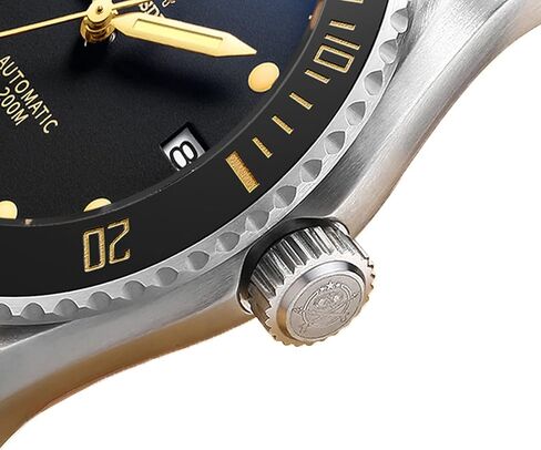 ADDIESDIVE Pilot Dive Watch 2-in-1 Matte Black Dial Luminous NH35A Movement Synthetic Sapphire in Saudi Arabia