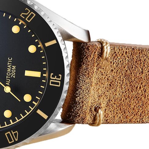 ADDIESDIVE Pilot Dive Watch 2-in-1 Matte Black Dial Luminous NH35A Movement Synthetic Sapphire in Saudi Arabia