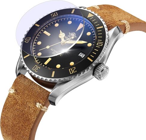 ADDIESDIVE Pilot Dive Watch 2-in-1 Matte Black Dial Luminous NH35A Movement Synthetic Sapphire in Kuwait