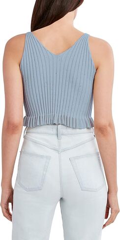 BCBGeneration Women's Fitted Tie Spaghetti Strap Sweater Tank Top in Saudi Arabia