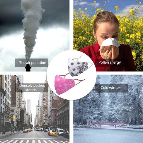 قطعتان من غطاء الوجه للرجال والنساء، قناع من نسيج القطن نصف وجه واقي، بالاكلافا بيزلي عصرية، قابل للغسل وإعادة الاستخدام in Kuwait