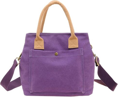 Tote Bag Women Canvas Small Satchel Bag Handbag Stylish Lady Tote Handbag Fashion Crossbody Bag Casual Handbag in Kuwait