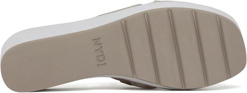 NYDJ Women's Raizy Metallic Suede Wedge Sandal in Saudi Arabia