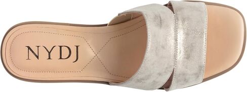 NYDJ Women's Raizy Metallic Suede Wedge Sandal in Saudi Arabia