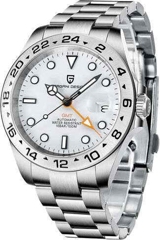 Pagani Design Watches Men GMT Automatic Self-Winding Mechanical Analog Sapphire Sports Waterproof Luminous Wrist Watch in Saudi Arabia