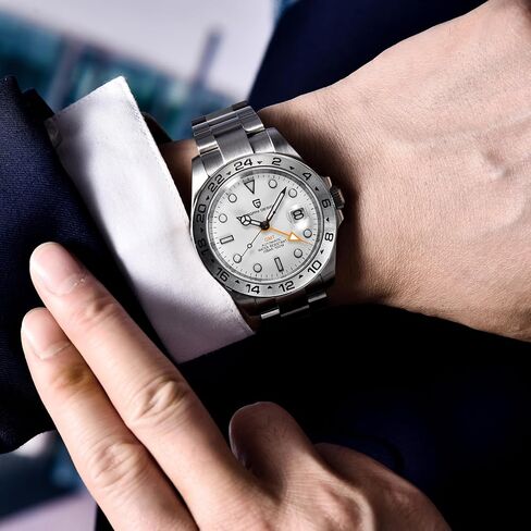 Pagani Design Watches Men GMT Automatic Self-Winding Mechanical Analog Sapphire Sports Waterproof Luminous Wrist Watch in Saudi Arabia