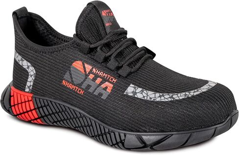 SHAMTCH Steel Toe Shoes for Men Women Indestructible Lightweight Comfortable Safety Shoes Slip Resistant Puncture Proof Breathable Work Sneakers in Saudi Arabia
