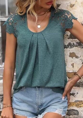 الدانتيل الربط الجوف خارج قميص المرأة مثير الدانتيل تانك القمم الصيف عادية الدانتيل الربط تكدرت قميص in Kuwait