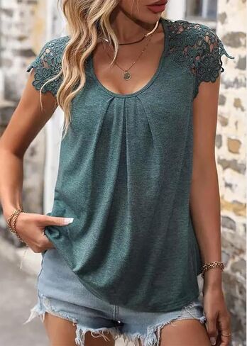 الدانتيل الربط الجوف خارج قميص المرأة مثير الدانتيل تانك القمم الصيف عادية الدانتيل الربط تكدرت قميص in Kuwait