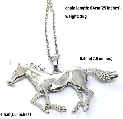 قلادات الحصان قلادة الحصان للفتيات في سن المراهقة هدية عيد ميلاد (الفضة والذهب) in Kuwait