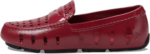 Floafers Boy's Kids Prodigy Driver EVA Loafers (Toddler/Little Kid/Big Kid) Red Patent/Black 13 Little Kid M in Saudi Arabia