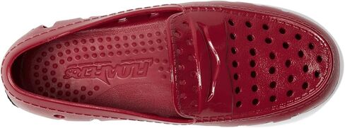 Floafers Boy's Kids Prodigy Driver EVA Loafers (Toddler/Little Kid/Big Kid) Red Patent/Black 13 Little Kid M in Saudi Arabia