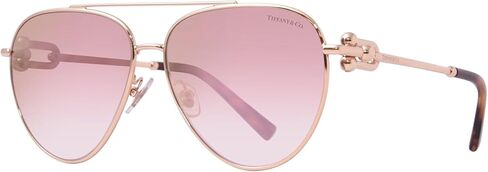 نظارة شمسية تيفاني TF 3092 61056F Rubedo متدرج وردي مرآة Pi in Kuwait