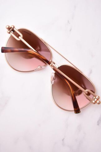 نظارة شمسية تيفاني TF 3092 61056F Rubedo متدرج وردي مرآة Pi in Kuwait