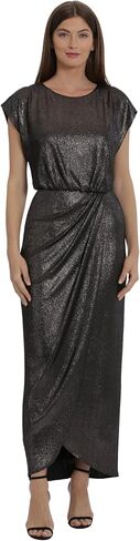 Maggy London Women's Cap Sleeve Midi Dress with V Neck Back in Saudi Arabia