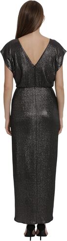 Maggy London Women's Cap Sleeve Midi Dress with V Neck Back in Saudi Arabia