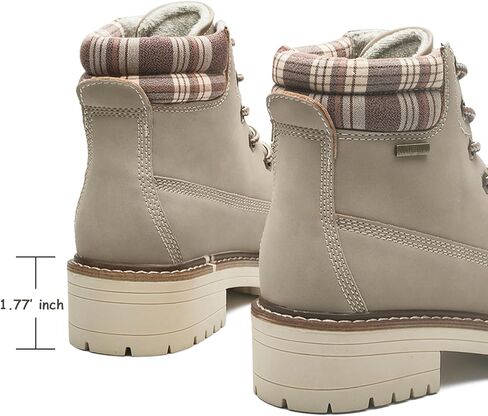 أحذية COOL COSER C النسائية، أحذية الكاحل الخارجية غير قابلة للانزلاق للنساء، أحذية المشي لمسافات طويلة بأربطة للنساء، أحذية عمل بكعب منخفض in Kuwait