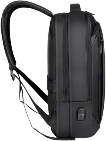 حقيبة ظهر Jkzvicis للكمبيوتر المحمول، حقيبة ظهر للسفر، حقيبة ظهر، حقيبة كمبيوتر محمول للسفر مقاس 16 بوصة مع منفذ شحن USB، خفيفة الوزن ومقاومة للماء، حقيبة ظهر كتف للجنسين للكمبيوتر المحمول، أسود. in Kuwait