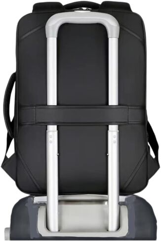 حقيبة ظهر Jkzvicis للكمبيوتر المحمول، حقيبة ظهر للسفر، حقيبة ظهر، حقيبة كمبيوتر محمول للسفر مقاس 16 بوصة مع منفذ شحن USB، خفيفة الوزن ومقاومة للماء، حقيبة ظهر كتف للجنسين للكمبيوتر المحمول، أسود. in Kuwait